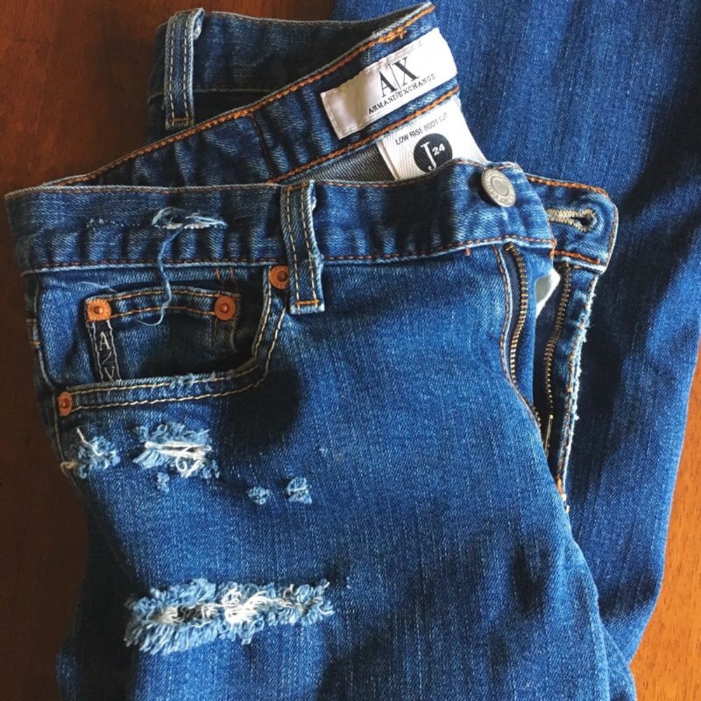 Armani  Distressed Women Jeans